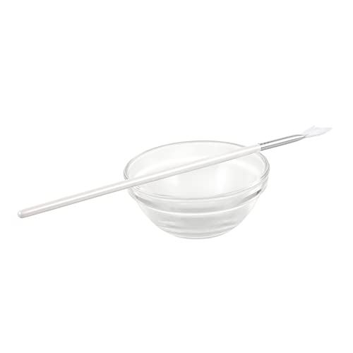 BATHVEVE Brochas De Belleza Con Cuenco Para Mezclar Mascarillas Faciales Aplicador Suave Para Barro y Ácido Herramientas Compactas Para Diy Facial Casa Viaje y Uso Personal