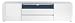 Produktbild Robas Lund, Lowboard, Fernsehtisch, TV-Schrank, Vicenza, Hochglan/weiß, beleuchtbar, 185 x 43 x 49 cm, 48841WH9