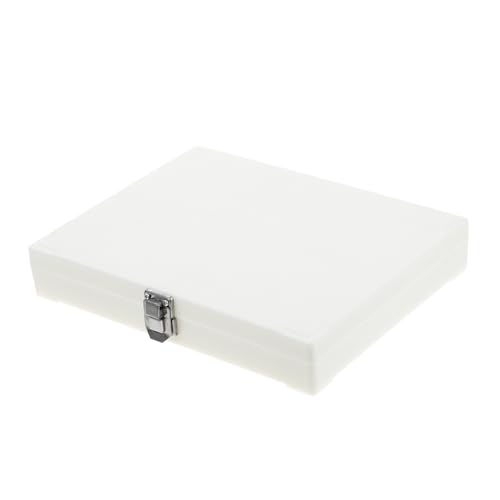 OSOLADY Microscope 100-slot Specimen Storage Stainless Steel Lock Reusable Slide Organizer