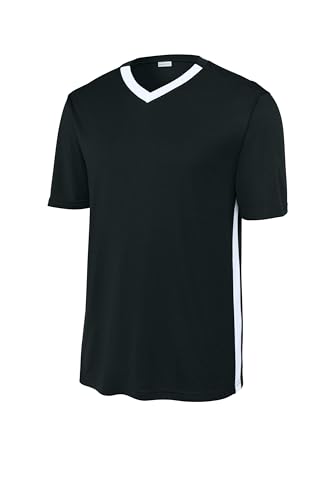 SPORT-TEK Competitor United V-Neck | Gym T-Shirt for Men & Women, Summer Fashion Workout Top, Casual Athletic Clothing3