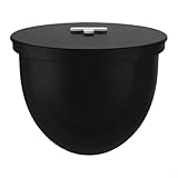 HOHOVYVY Silicon Schüssel Einlagen Für Kitchen Aid KSM150 Und Tilt-Head 5 Qt Mixer Rutschfest Mit Deckel Für Einfache Aufbewahrung Und Reinigung(black)