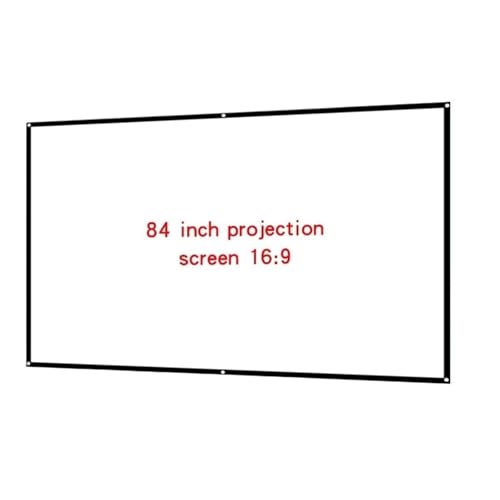 Pantalla de proyector plegable simple 84 pulgadas 16:9