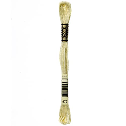 Image of DMC 6-Strand Embroidery Cotton Floss, Very Light Old Gold