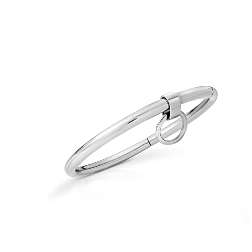Mens-Shop24 Metall Halsband Halsreif Halsfessel O-Ring Schmuckanhänger Bondage Sklaven-Sexspielzeuge Erotik für Männer Frauen Paare (Innen Ø 130 mm)