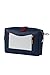 Golf Accessories Bag Pouch for Scorer, Tees, & Balls | Handmade to Order in Italy, Soft Pebble-Grain Waterproof Leather | Golf Valuables Case Items Holder (Blue/Red/White)