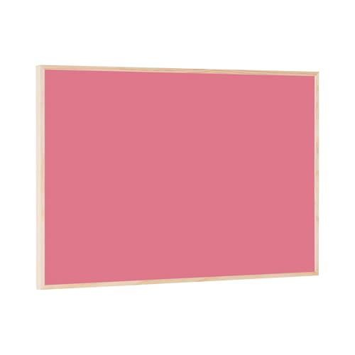 Bi-Office Earth New Basic Magnetic Fuchsia Board, 58,5 x 38,5 cm, Lacquered Steel Surface, Natural Pine Frame - Image 2