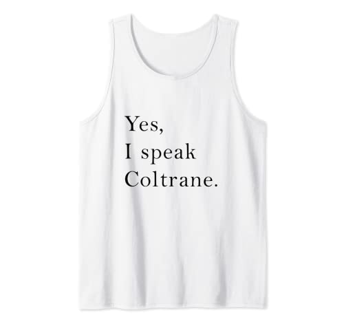 Camiseta Jazz - Coltrane Lover Ts, Jazz Music Lover Camiseta sin Mangas