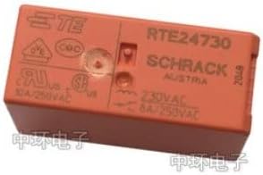5PCS/LOT 100% Original& Relay RTE24005 RTE24012 RTE24024 RTE24730 5VDC 12VDC 24VDC AC230V 8A 8PIN(RTE24024)