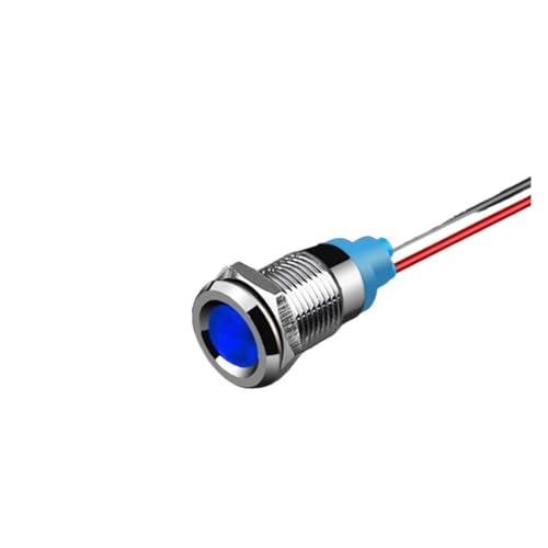 Indicateur lumineux LED 10mm étanche IP67 avec boîtier métal - 3