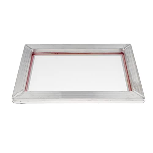 JISADER Pantalla de serigrafía de Aluminio Multifuncional 90T Alta Resistencia a la flexión Alto Rendimiento Premium para serigrafía, 30 Cm X 40 Cm X 1.8