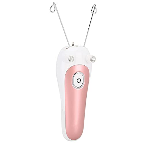 Hair Remover , Electric Threading Epilator , Physical Threader Hair Remover , Face Epilator USB Charging Threading Tool for Face Electric Threading Eyebrow Threading Machine for Face Arm Leg (Pink)