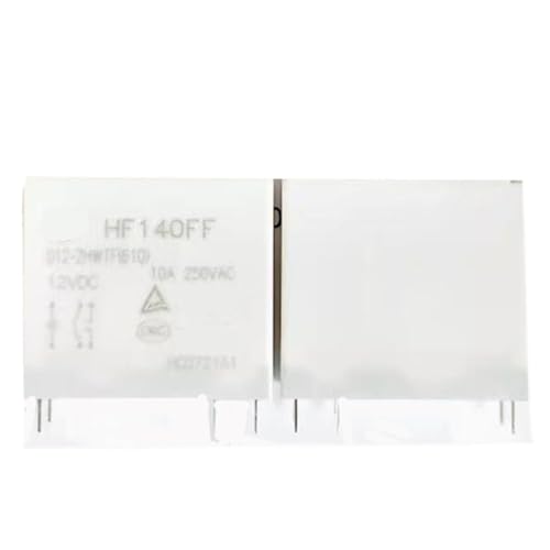 Relais HF140FF 012-2HWTF 12V 10A pour circuit imprimé - Lot de 20 pièces