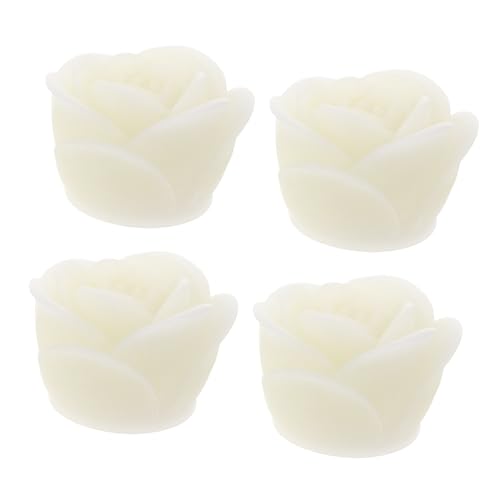 Velas LED de té forma de rosa para decoración romántica de bodas y cenas