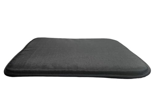 INSAFIANS Pack of 4 Waterproof Chair Seat Pads Comfortable Tie-On Cushions for Dining Patio Kitchen Chairs Outdoor Seating (Black) - Cosy Home Interiors INSAFIANS Pack of 4 Waterproof Chair Seat Pads Comfortable Tie-On Cushions for Dining Patio Kitchen Chairs Outdoor Seating (Black) - Image 2