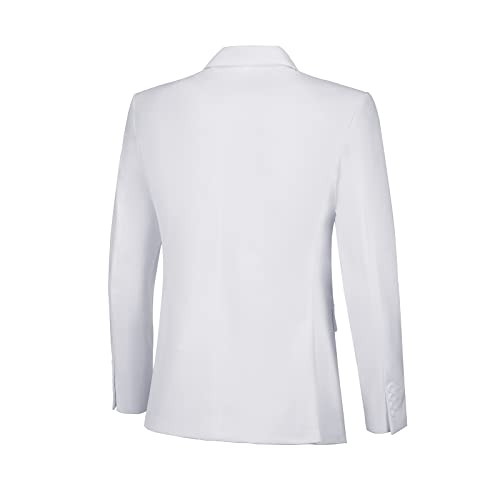 Furuyal Men's Casual Sport Coat Slim Fit Two Button Suit Blazer Lightweight Jackets4