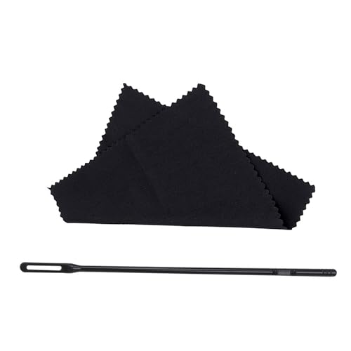 BEIDUOYANG Flute Cleaning Rod And Cloth Combination Set Flute Cleaning Tool Flute Polishing Cloth Cleaner Rod Kits Easy To Use Flute Cleaning Kits Maintenance Tool