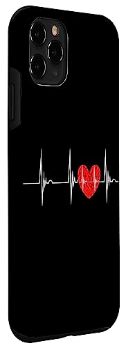 Kardiologe Herz EKG Herzschlag Pulseline Kardiologie Hülle für iPhone 11 Pro