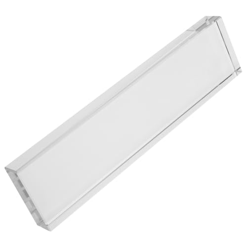 Presse-papier en verre cristal à bords polis pour maintenir vos pages de dessin