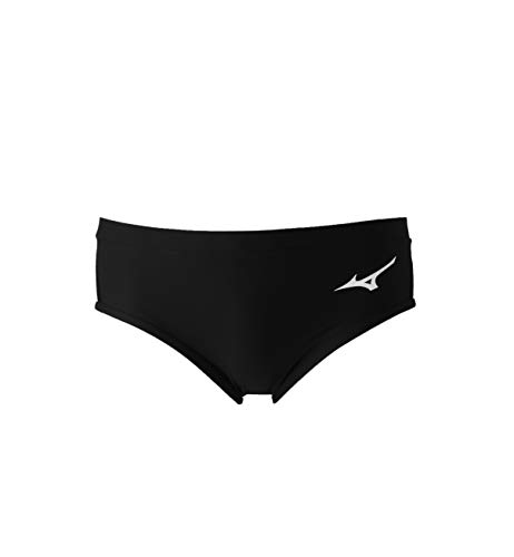 Mizuno EXER Men's Brief Swimsuit, Black, Size 32