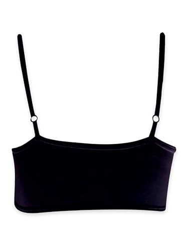 DChica Girls Cotton Training Bra | Single Front Layer Adjustable Straps Training Bra for Teenagers | Solid Crop Cami Bralette - Pack of 10 Pink & Grey Bra3