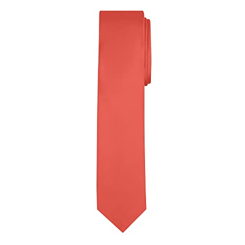 Image of Jacob Alexander Men's Skinny Width 2 inch Solid Color Tie
