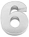 Large Number Six Birthday Wedding Anniversary Cake Tins/Pans / Mold (Mould) by Hufsy 14" x 10" x 3" Deep