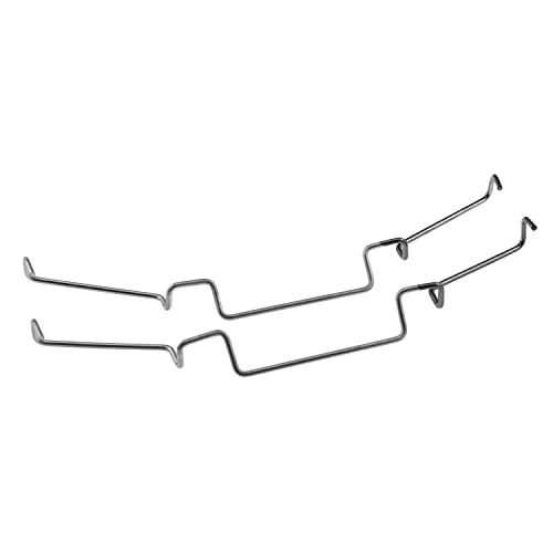 DGZZI 2PCS CPU Radiator Fan Hook Fixed Bracket Elastic Steel Fan Buckle 9cm Down Hook Type