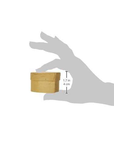 Scatoline Cuore Kraft - Set 4 Pz - 6x6x3,5cm - Per Decorare - Foto 10