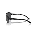 Armani Exchange Man Sunglasses Matte Black Frame, Grey Lenses, 62MM
