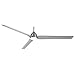 Minka-Aire F754L-BNW Java Xtreme 84" Ceiling Fan, Brushed Nickel Wet