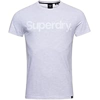 Superdry Camiseta Estampada Camisa Business Hombre, Hielo Marl,