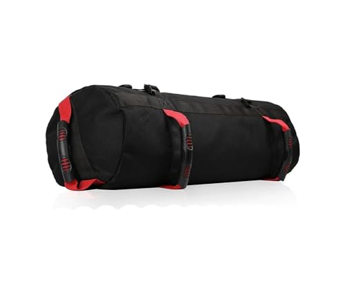 Genérico Fitness Saco de Arena Bolsa de Arena for Entrenamiento Levantamiento Pesas, Tela Oxford Ajustable, Bolsa rellenable Alta Resistencia(XFS60-48lbs)