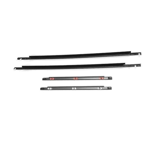 Joint d'étanchéité de vitre pour Toyota FJ Cruiser lèche-vitre noir 4 pièces