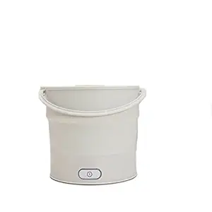 OLOMA Soup Pot With Lid, Multifunctional Rice Cooker Hot Pot Foldable Multifunctional Steamer Soup Pot Travel Mini Pan for Home Travel