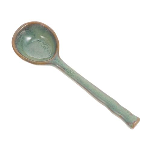 La Mejor Recopilación de Sopero los mejores 5. 47 HOLIDYOYO Cuchara de Cerámica Japonesa Clásico para Sopa y Vajilla Elegante y Duradera Mango Ergonómico para Decoración de Mesa y Uso Diario