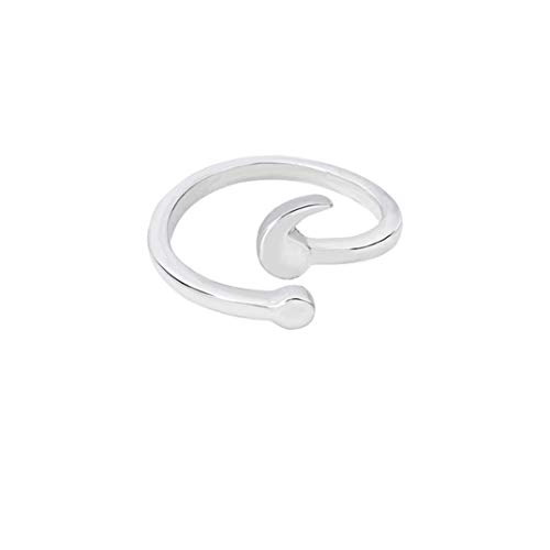 Anello a seme e virgola Creativo Amore Personalità...