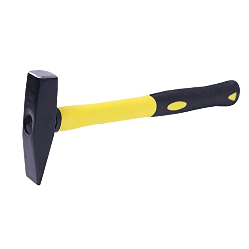 KALLORY 500G Handle Hammer Durable Plastic Coated Fitter Hammer with Shock Cushioning for Engineers Workers and Tool Makers Steel Construction