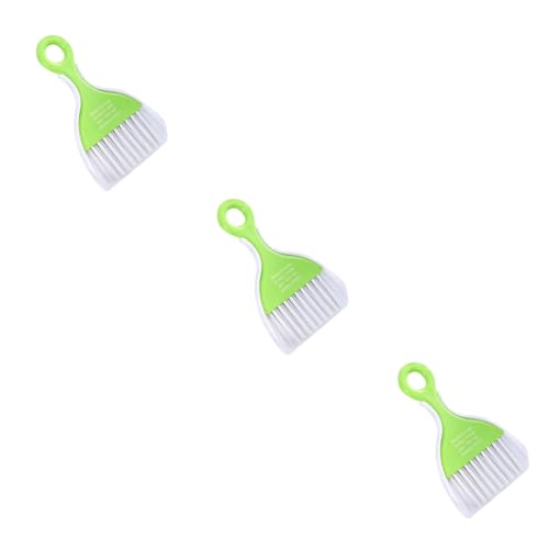 COLLBATH 3pezzi Scopa e Paletta da Scrivania Kit di Pulizia Piccolo con Spazzola per Polvere Colore Casual Strumento Versatile per Pulire Superfici Senza Danneggiare