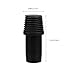 STOBAZA Broom Handle Threaded End Adapter Kit Replacement Extension Pole for Mop Broom Quick Install German Design