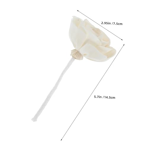 Bâtonnets diffuseurs de parfum SOIMISS : recharge coton fleur blanche pour flacon d'ambiance maison - 3