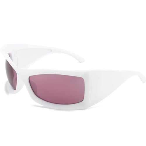 Lunettes de soleil pour femmes à grande monture mode pour les terrasses
