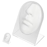 COOPHYA Modelo de Nariz de Silicona Blanco para Práctica de Piercing, Simulación a Tamaño Real, Herramienta para Enseñanza en Salones de Belleza y Escuelas