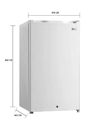 ثلاجة بباب واحد من دانسات DNFS140R20/DNFS140R22، أبيض، سعة 83 لتر