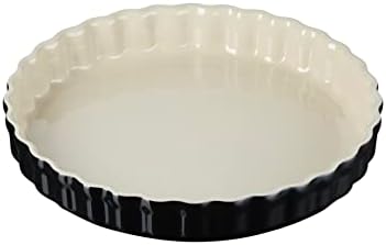 Le Creuset Heritage naczynie z karbowaną flaną, kamionka, Ø 28 cm, 1,82 kg, beza