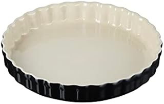 Le Creuset Heritage naczynie z karbowaną flaną, kamionka, Ø 28 cm, 1,82 kg, beza
