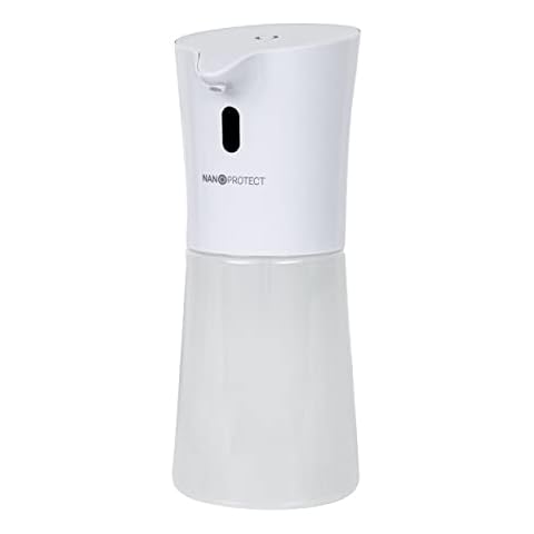 Nanoprotect Automatischer Desinfektionsspender | Berührungslos mit Infrarot Sensor | 500 ml Fülltank für Desinfektionsmittel | Sichere und automatische Handdesinfektion Cover
