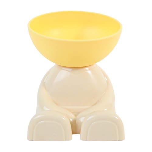 Cat Feeding Bowls – 5.71 Inch Raised Pet Food Feeding Dish | Pet Feeder Station – Secure Non Slip Pets Feeder Keeps Food Bowl in Place Prevents Spills and Ensures Smooth Mealtime for Cats & Dog