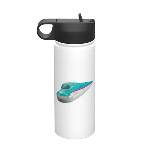 魔法瓶 東北新幹線のはやぶさ 水筒 530ml タンブラー ステンレスボトル コーヒーカップ ウォーターボトル ストロー付き 大容量 真空断熱 保温保冷 子供 通勤 通学 登山 旅行 スポーツ かわいい おしゃれ プレゼント