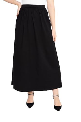 NICHII Women Skirt Long Black M NI-S18859