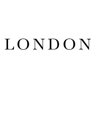 London: Decorative stacking book for interior design styling Accessorize your coffee table and book shelves Combine different deco books for a unique look